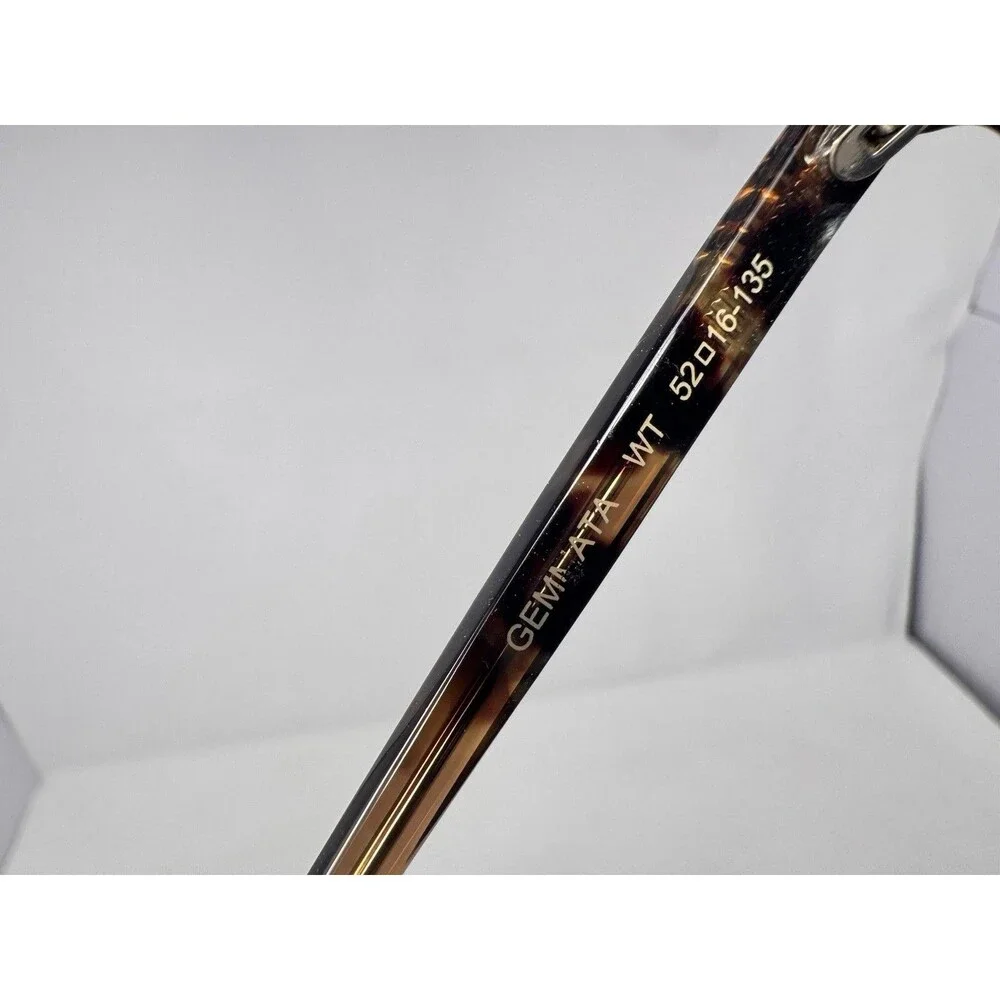 Vera Wang Gemmata WT Eyeglass Frames Only 52-16-135 Brown Tortoise